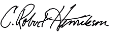 C. Robert Henrikson (signature)