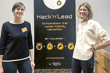 Photo of Swiss Re employees at Hack N’Lead (photo)