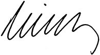 Signature Walter B. Kielholz (signature)