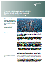 Economics of Climate Adaptation (ECA) fact sheets (cover)