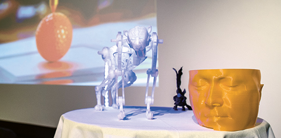 Expert Forum on 3D Printing – Different artworks (photo)