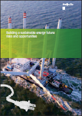 Building a sustainable energy future: risks and opportunities (cover)