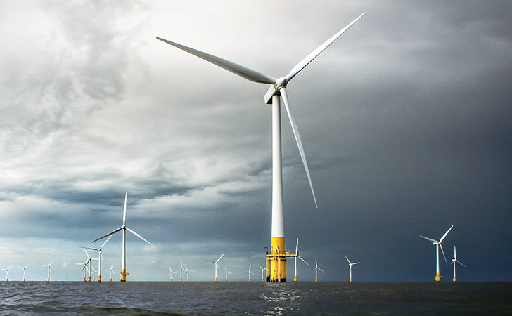 Offshore wind farms (photo)