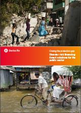 Closing the protection gap – Disaster risk financing: smart solutions for the public sector (cover)