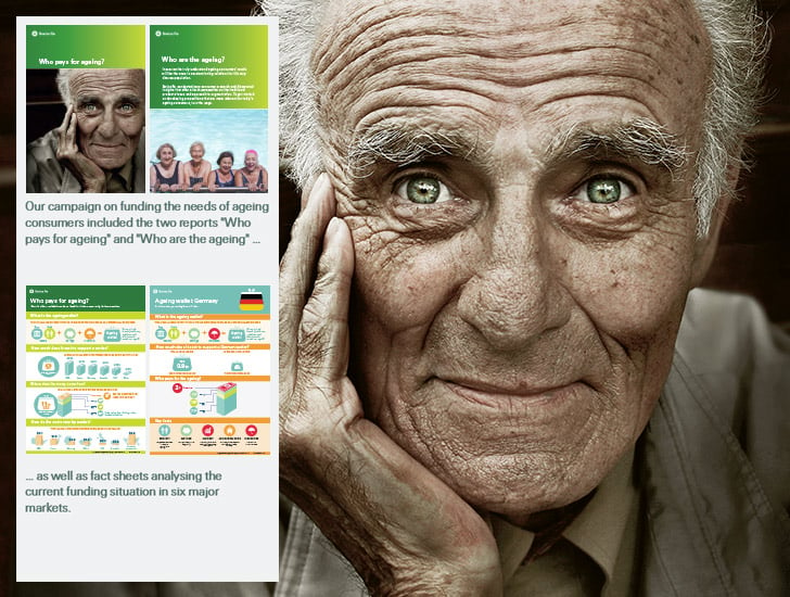 Photo Collage – Campaign on funding the needs of ageing consumers (photo)