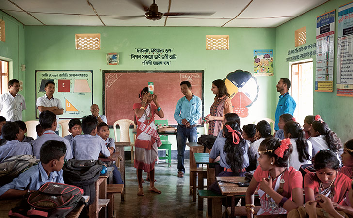Classroom of a Nourishing School (photo)
