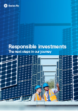 Publication cover: responsible investments – the next steps in our journey (photo)