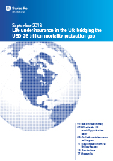 Publication cover: Life underinsurance in the US: bridging the USD 25 trillion mortality protection gap (photo)
