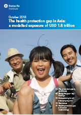 Publication cover: The health protection gap in Asia: a modelled exposure of USD 1.8 trillion (photo)
