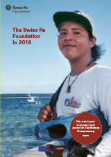 Report Cover: The Swiss Re Foundation in 2018 (photo)
