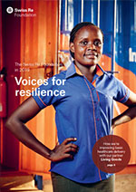 Cover of the Swiss Re Foundation Report (photo)