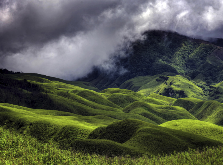 Green hills (photo)